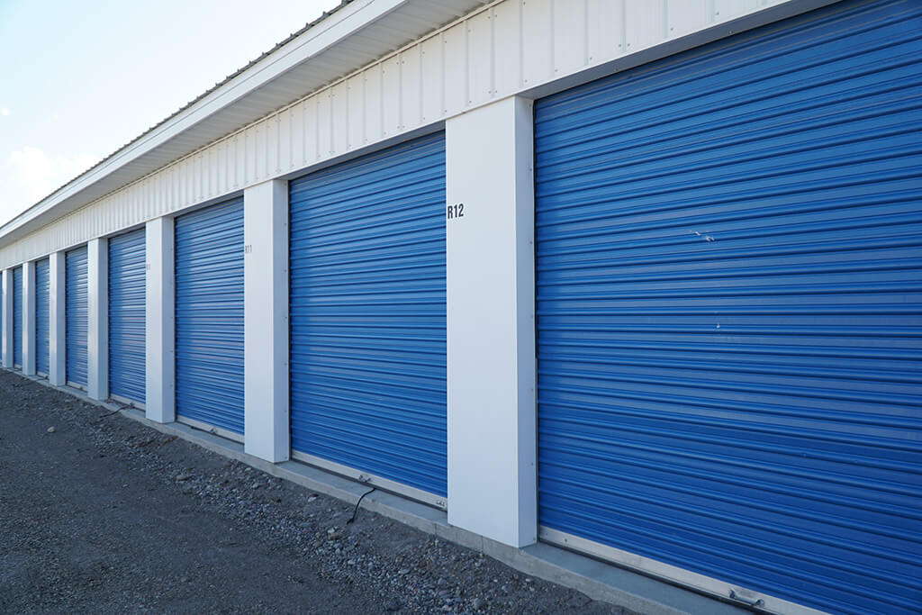outiside view of storage units